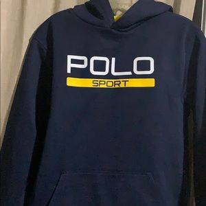 Ralph Lauren Boys Polo Sport performance hoodie.